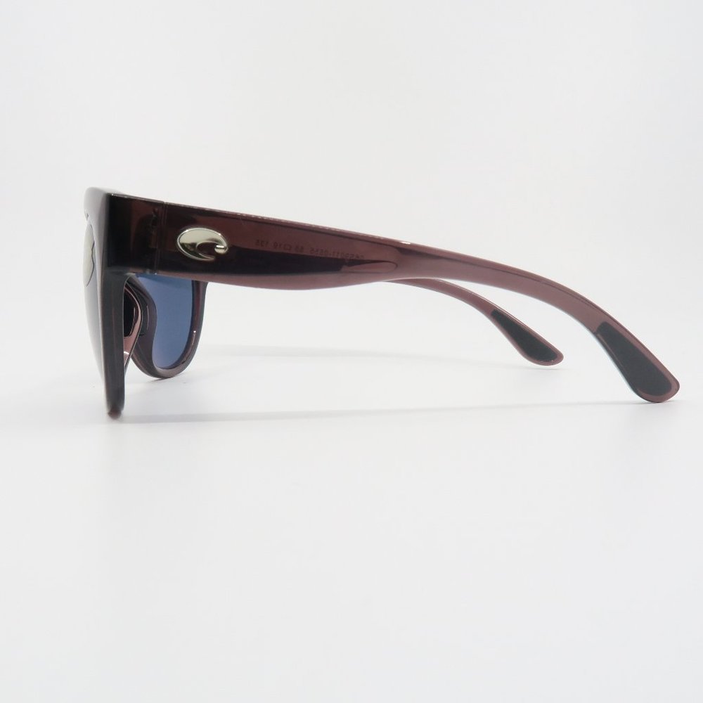 Costa MAYA 06S9011-0555 Translucent Brown/Blue Cat Eye Polarized New Sunglasses - Picture 4 of 7